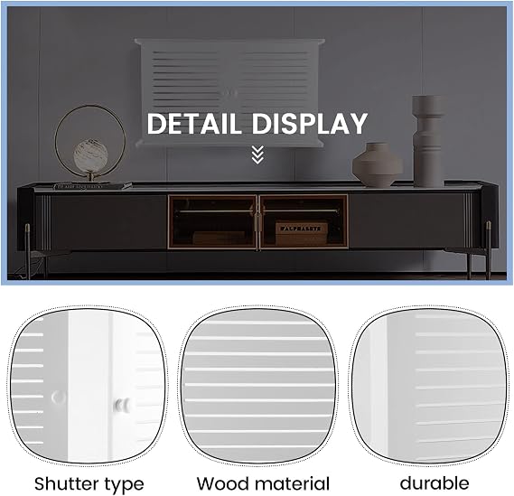 Wireless Wifi Router Storage Boxes Wooden Box Cable Wire Bracket Wall Hanging Plug Board Shelf -Double Door