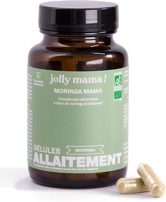 JOLLY MAMA Moringa Mama - Cure Allaitement Shatavari et Moringa Bio