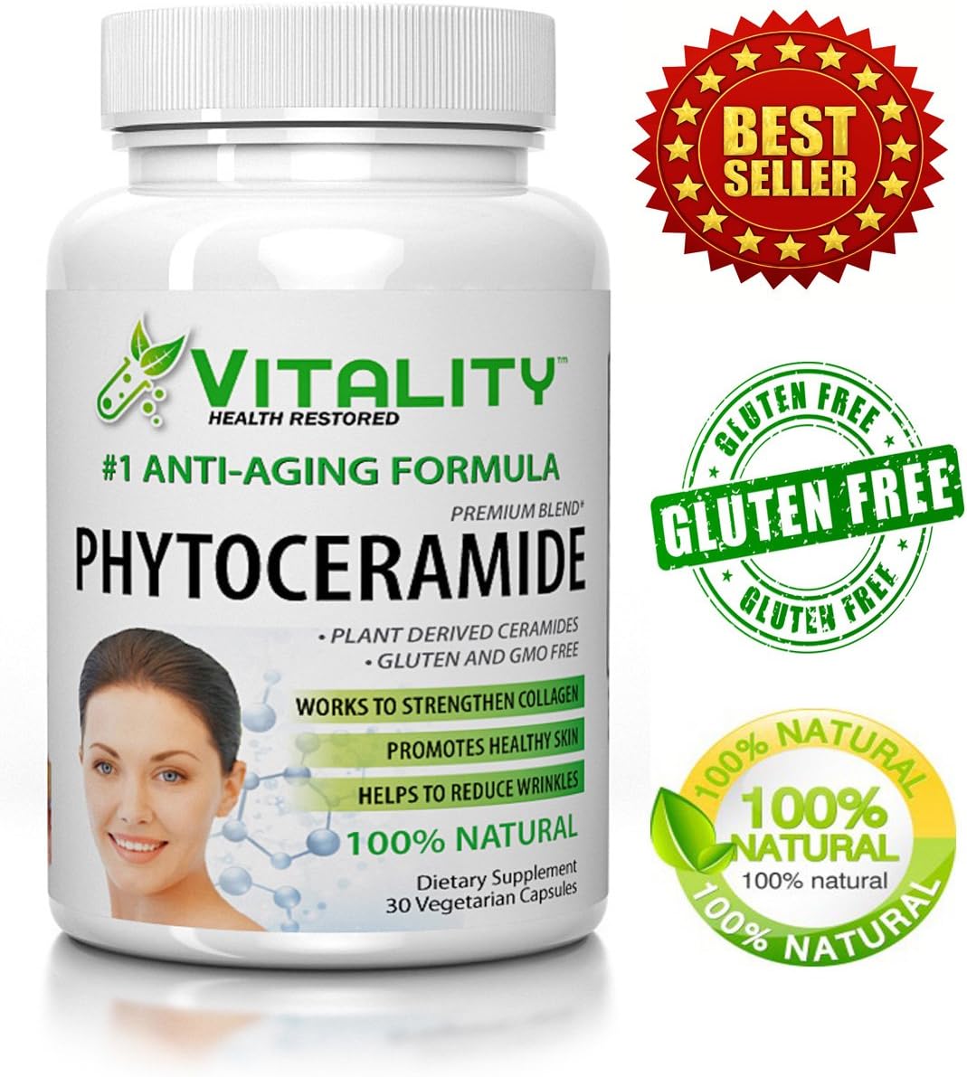 #1 Phytoceramide โ
2 Day Sale $12.97 โ
3 Stage Anti Aging Formula!- 100% Natural โ
GLUTEN FREE โ
Clinically Proven Ingredients โ
Skin Restoring Supplement for Ultimate Results โ
Protect Your Skin From Harm Done By Free Radicals โ
GMP Certified & Third Party Tested โ
Includes Vitamin A, C, D, & E โ
90 DAY MONEY BACK GUARANTEE!