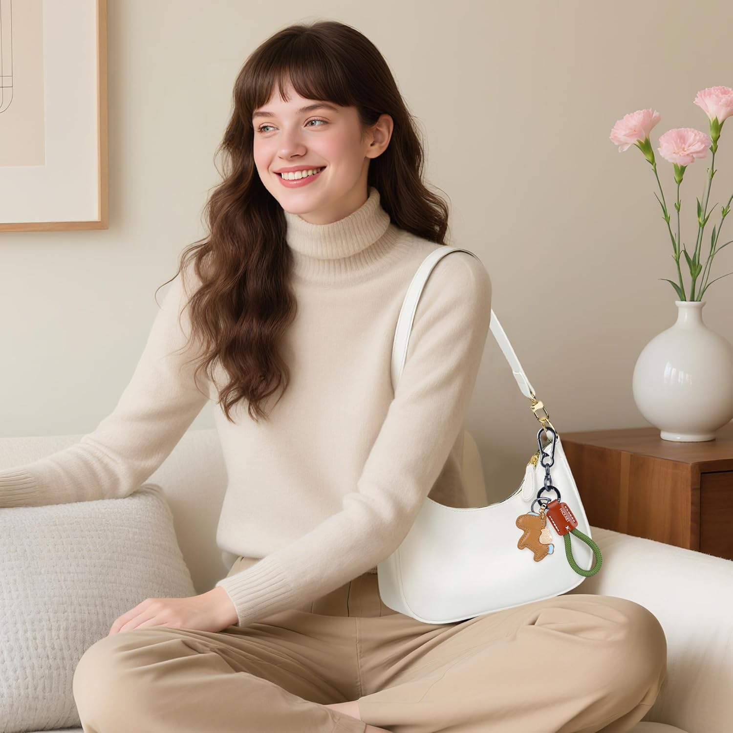 Leather Horse Bag Charm, PU Bags Charm for Women Girls Ladies - Image 8