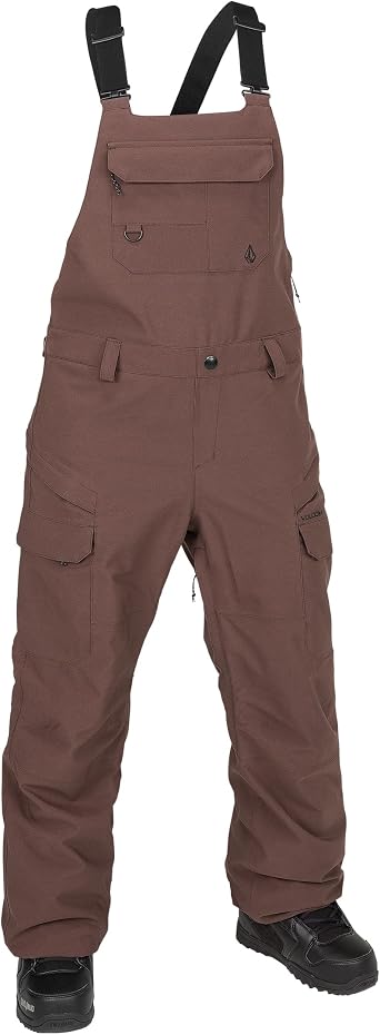 Volcom Womens Creston 3D Stretch Relaxed Fit Snowboard Bib Overall