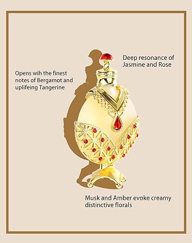 Miniatura 2 de Aceite de perfume concentrado Huibao Gold árabe, perfumes árabes para mujer, aceite de perfumes árabes - Aceite de perfume de larga duración (12ml)