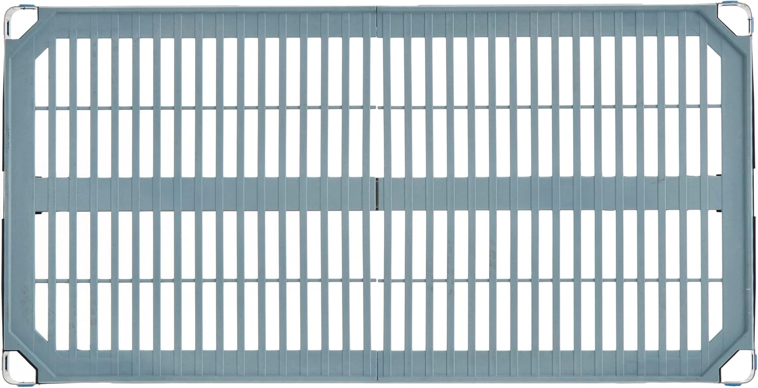MetroMax i MX1836G Plastic Industrial Shelf with Grid Mat, 18" x 36"