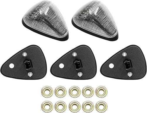 Miniatura 4 de Luz LED de techo de cabina 51 LED compatible con F250 F350 F450 F550 Superduty Truck 2004-2017 F650 F750, 5 piezas de luz delantera ámbar superior