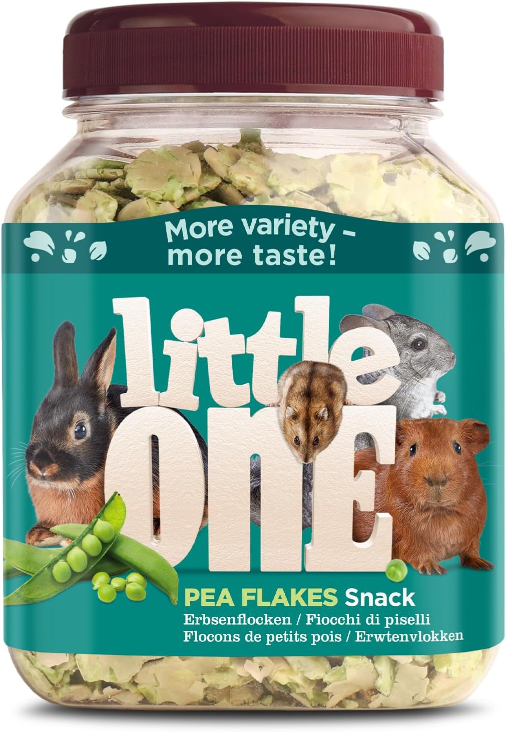 Little One Snack Pea Flakes for Small Animals, 230 g