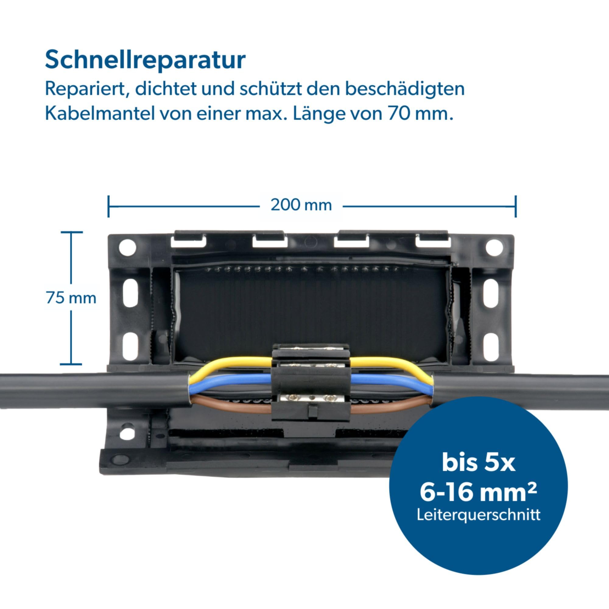 Inne 40346 mufa żelowa łącząca i rozgałęźna GTQ 16