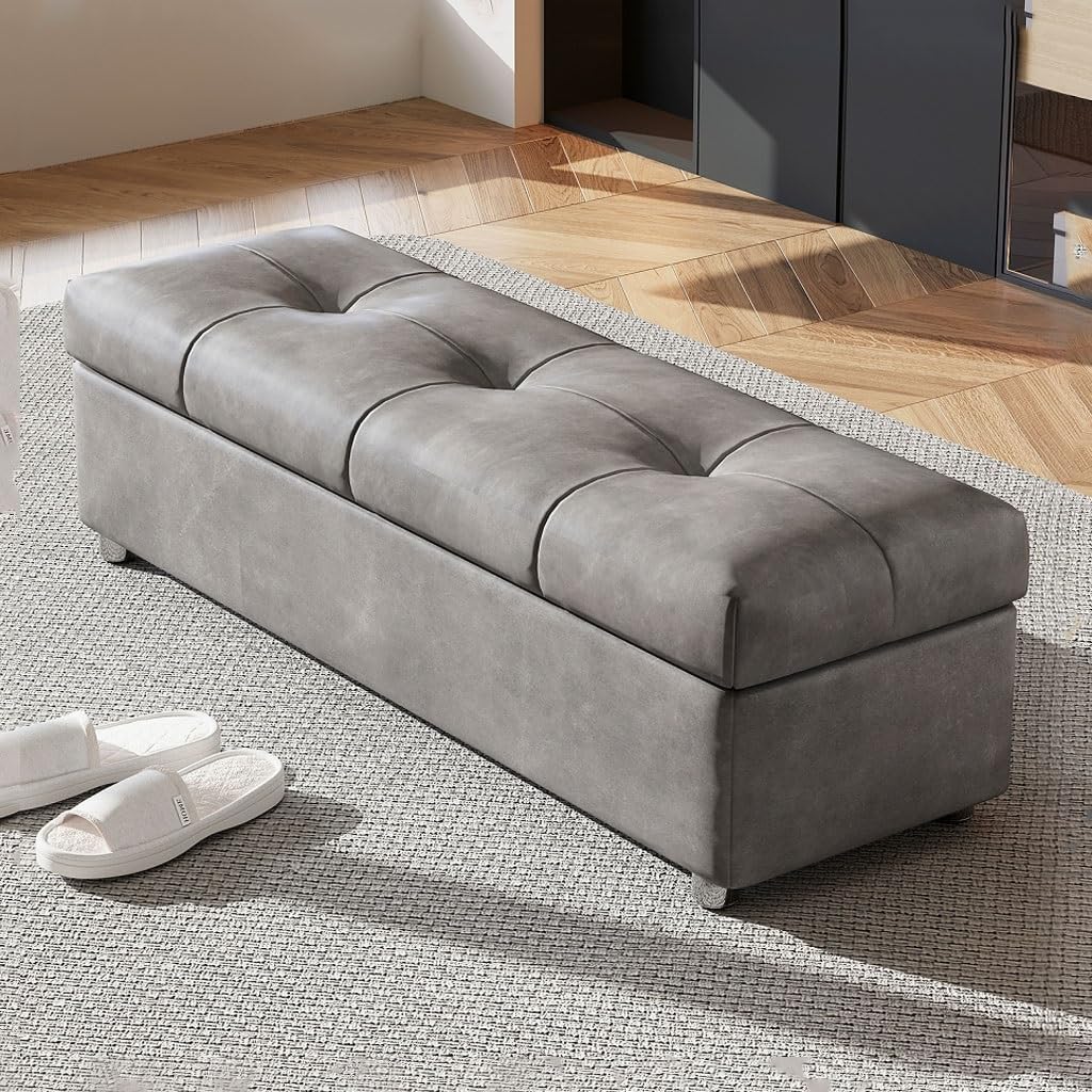 Ottoman en cuir nizat pour sublimer votre entrée et chambre