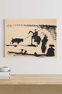 Postermanya (pster19080) Toros - Pablo Picasso Sanatsal Kanvas Tablo 21 x 30