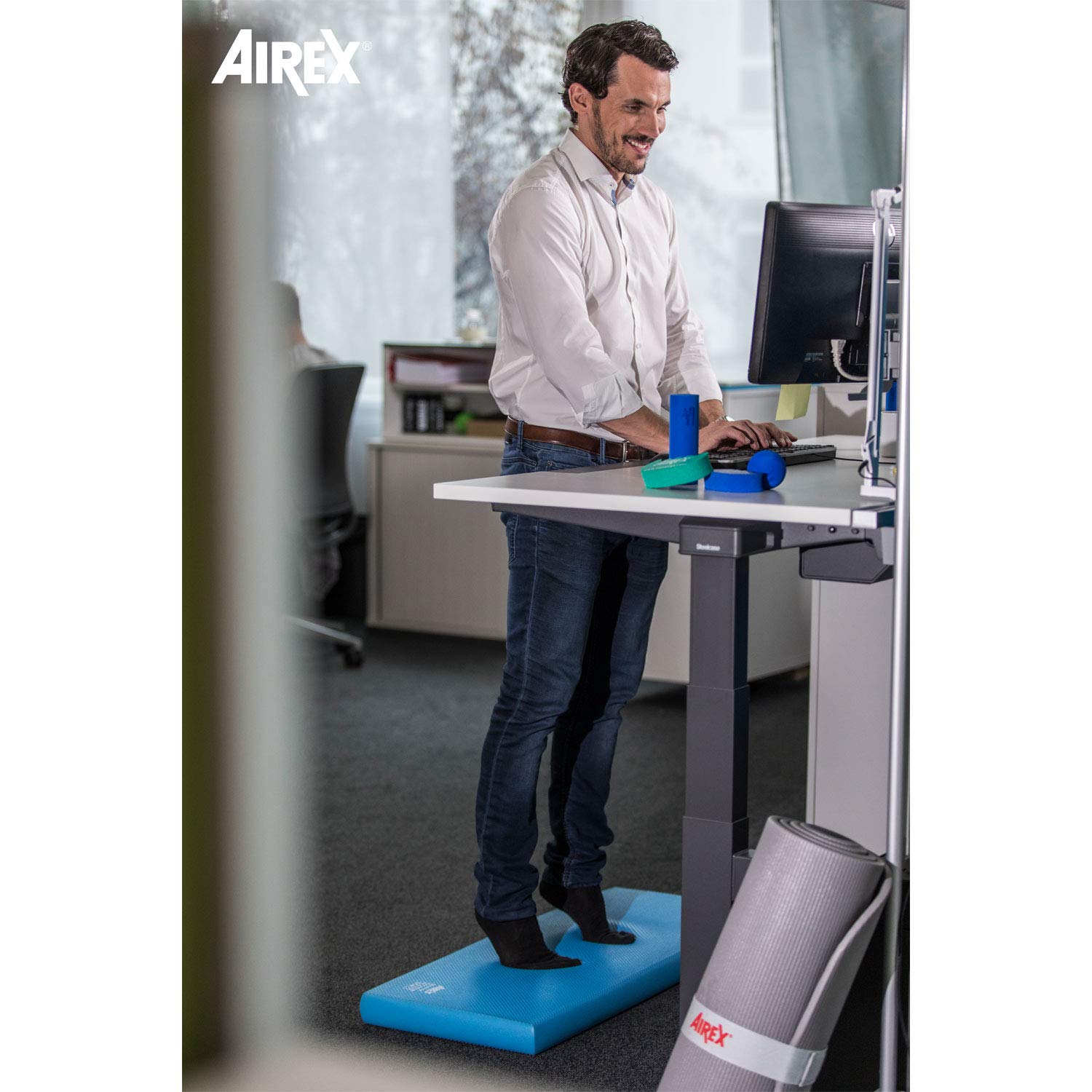 AIREX Balance-Pad Xlarge Koordinationstrainer Balance Kissen Physiotherapie