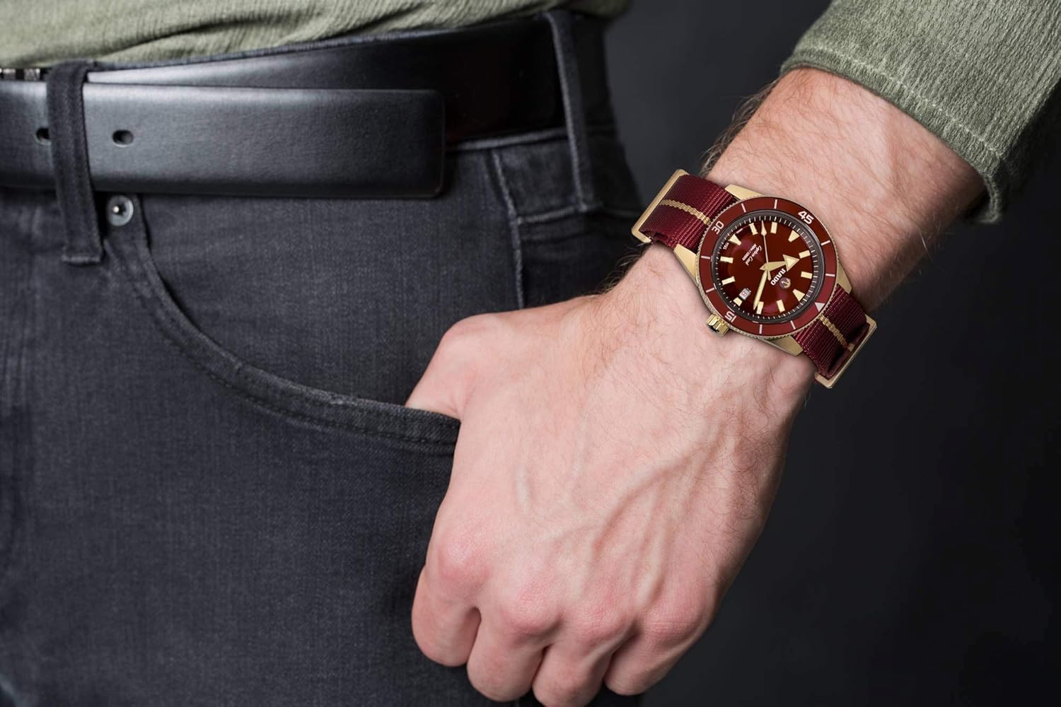 Rado Captain Cook Automatic Bronze Fabric Bracelet