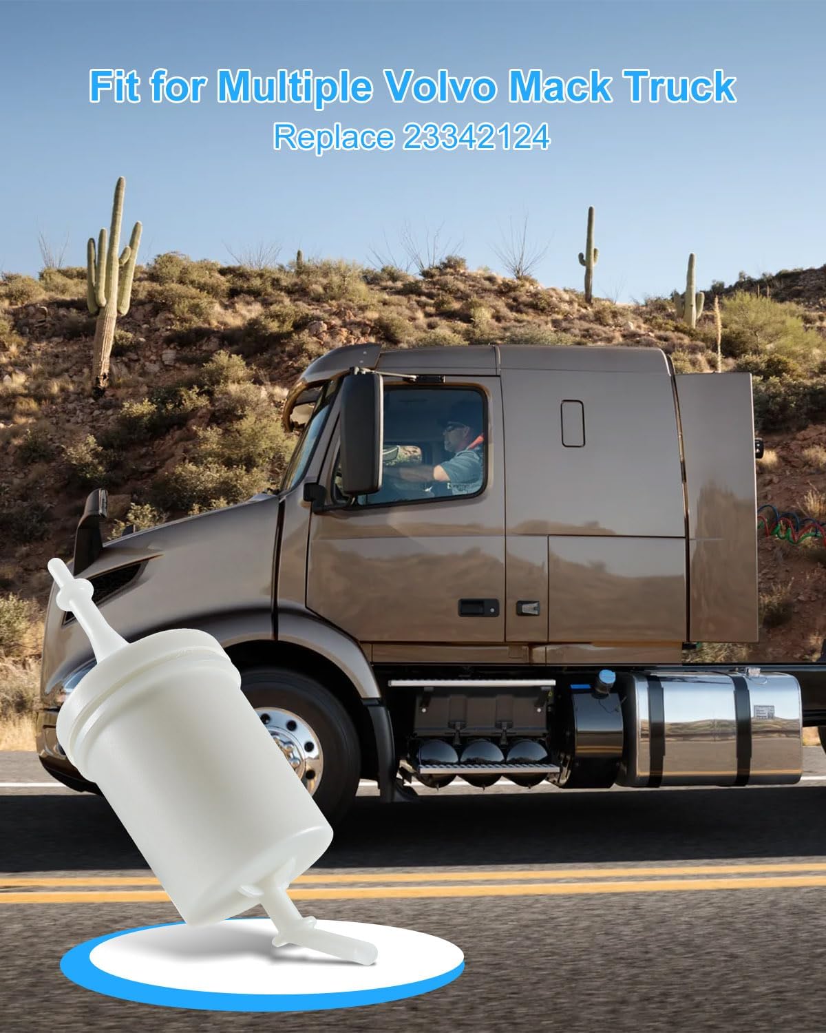 Fuel Tank Air Cleaner Replacement Fit for Multiple Volvo Mack Truck Replace 23342124