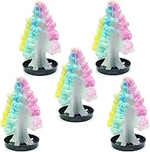 Kit4Curious® 5 pcs Magic Growing Tree Science kit – DIY Crystal Growing Tree Experiment STEM Activity for Kids – Holiday Decoration & Craft Set - Pack of 5 pcs
