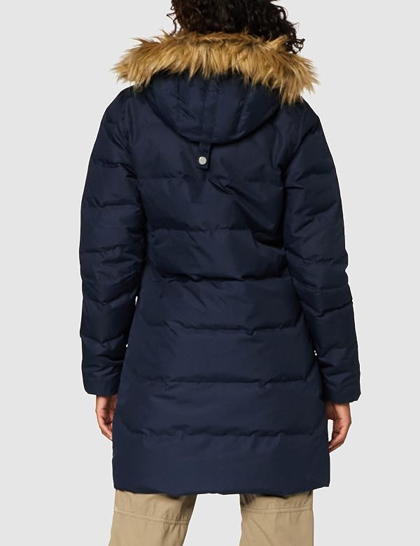 Helly Hansen Women's Aden Down Parka With Faux Fur Hood, 597 Navy, X-Small by Helly Hansen - Image 3