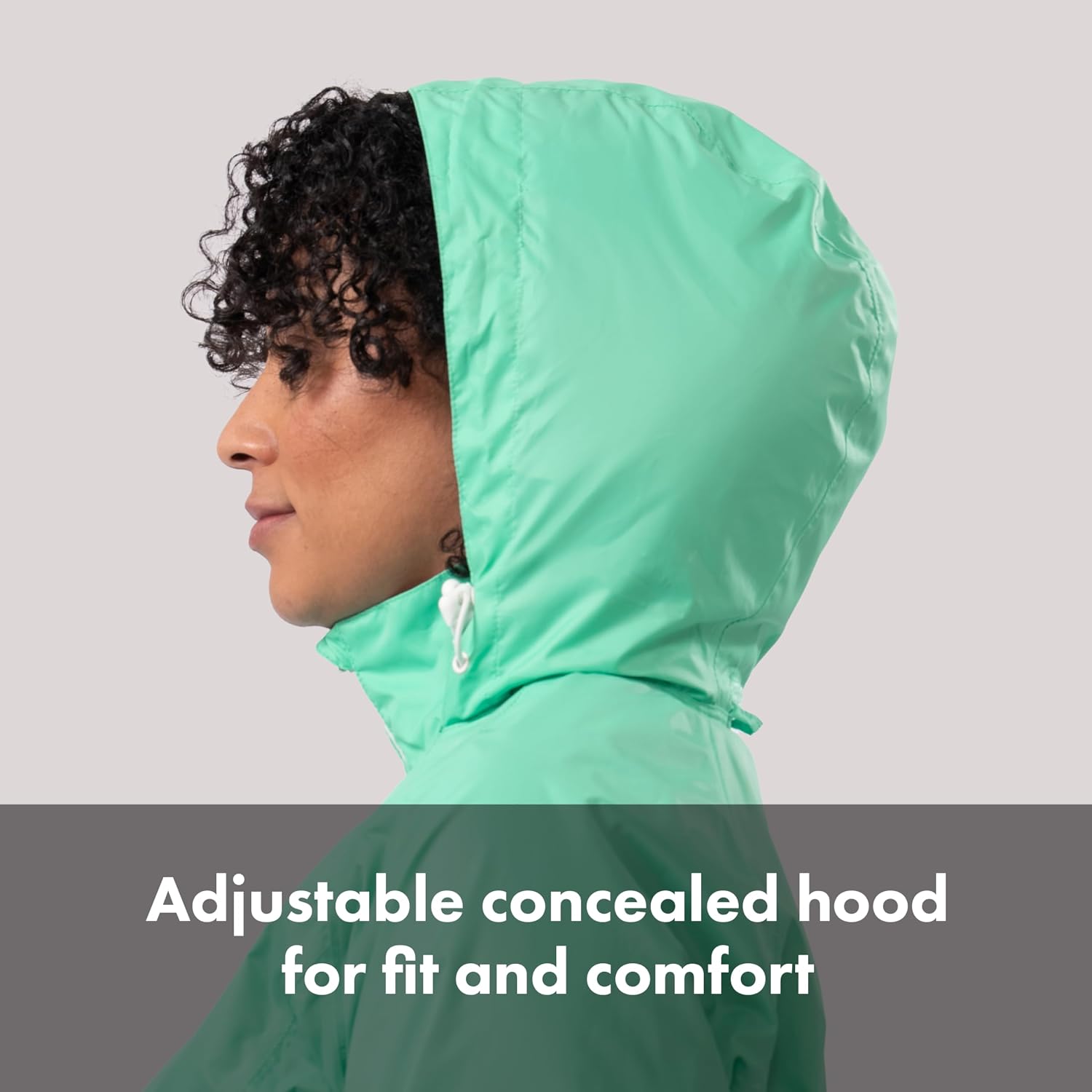 Mac in a Sac StormMac Women's Waterproof Packable Rain Jacket – Windproof Hooded Coat with Reflective Details
