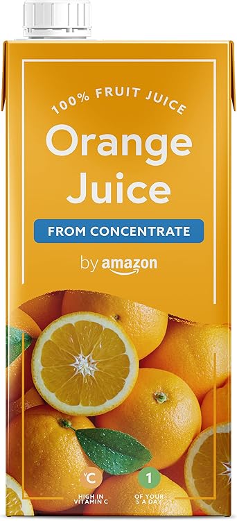 by Amazon Orange Juice from Concentrate, 1L, High in Vitamin C