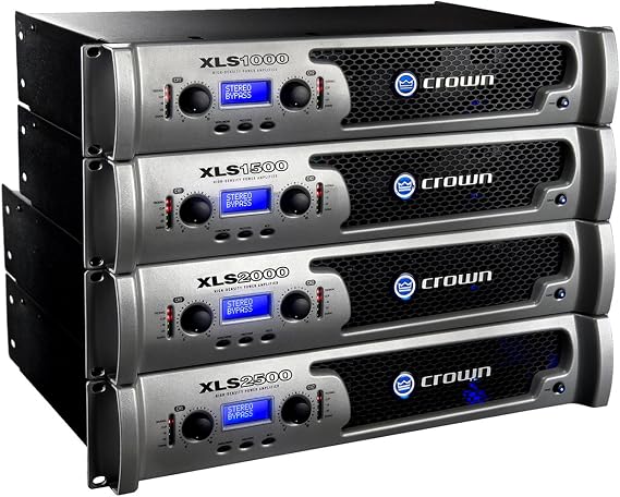 Xls 2500w Amp W/ Xover & Limtr 120v