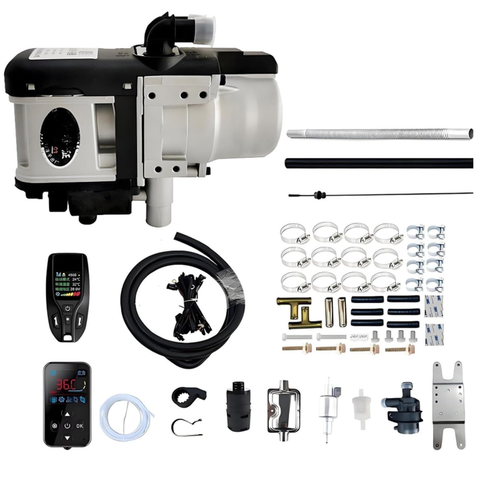 Calentador De Agua DiéSel De 5000 W, 12 V Y 24 V 12V