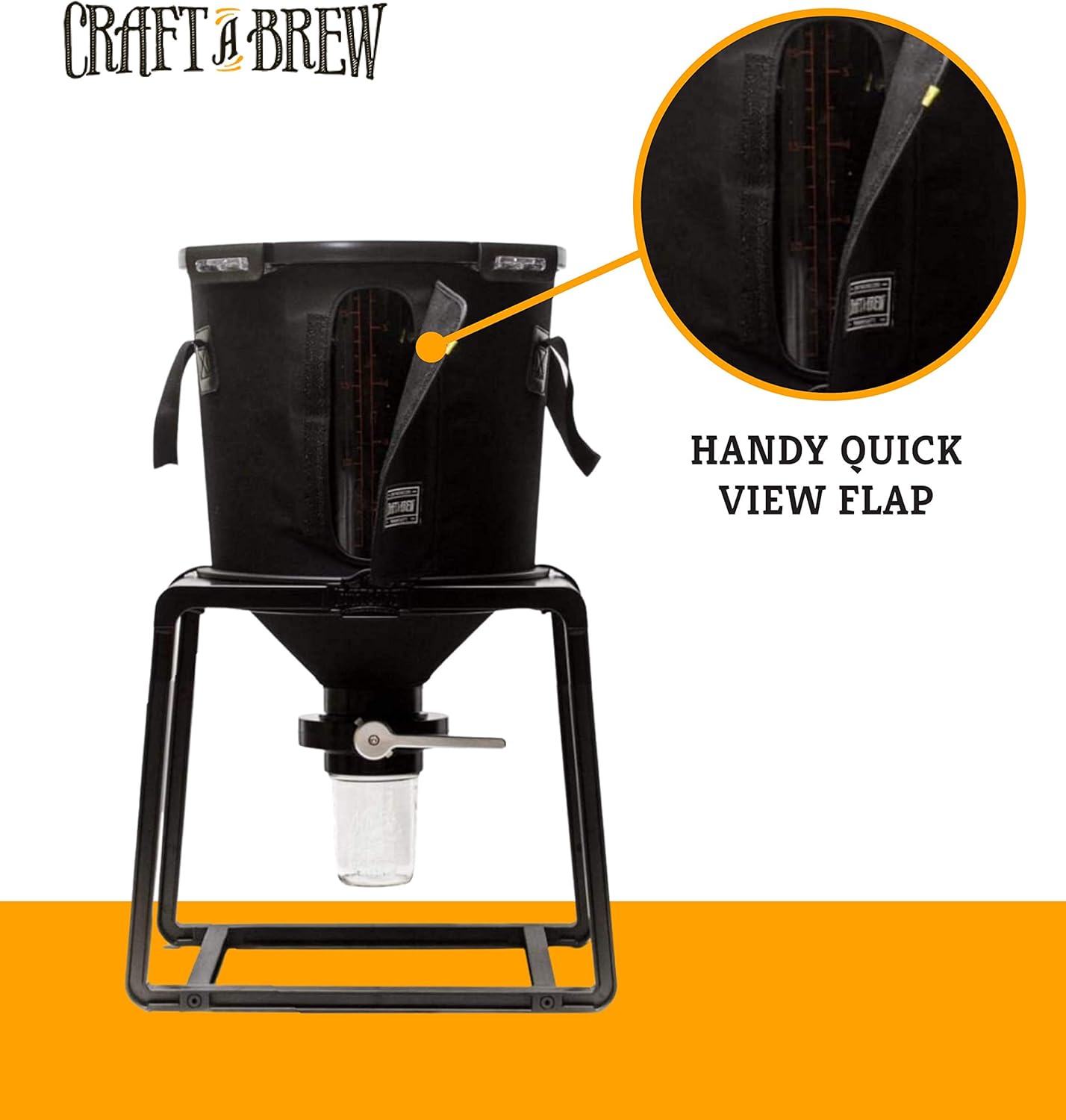 Craft A Brew Conical Fermenter Cover – Catalyst Fermentation System Carboy Jacket – for Craft a Brew Homebrew Equipment – 6.5 Gallon Tank Cover