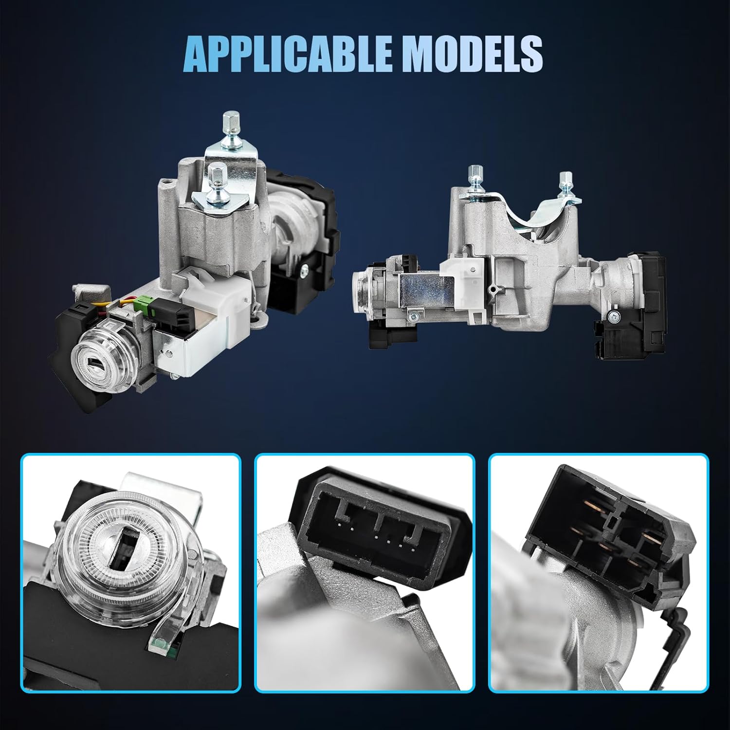 39730-T2A-A0 Ignition Switch Lock Cylinder Housing Assembly with 2 Keys（with Chip）Compatible with Honda Accord 2013-2017 2.0L 2.4L 3.5L, 39730-T2A-A1