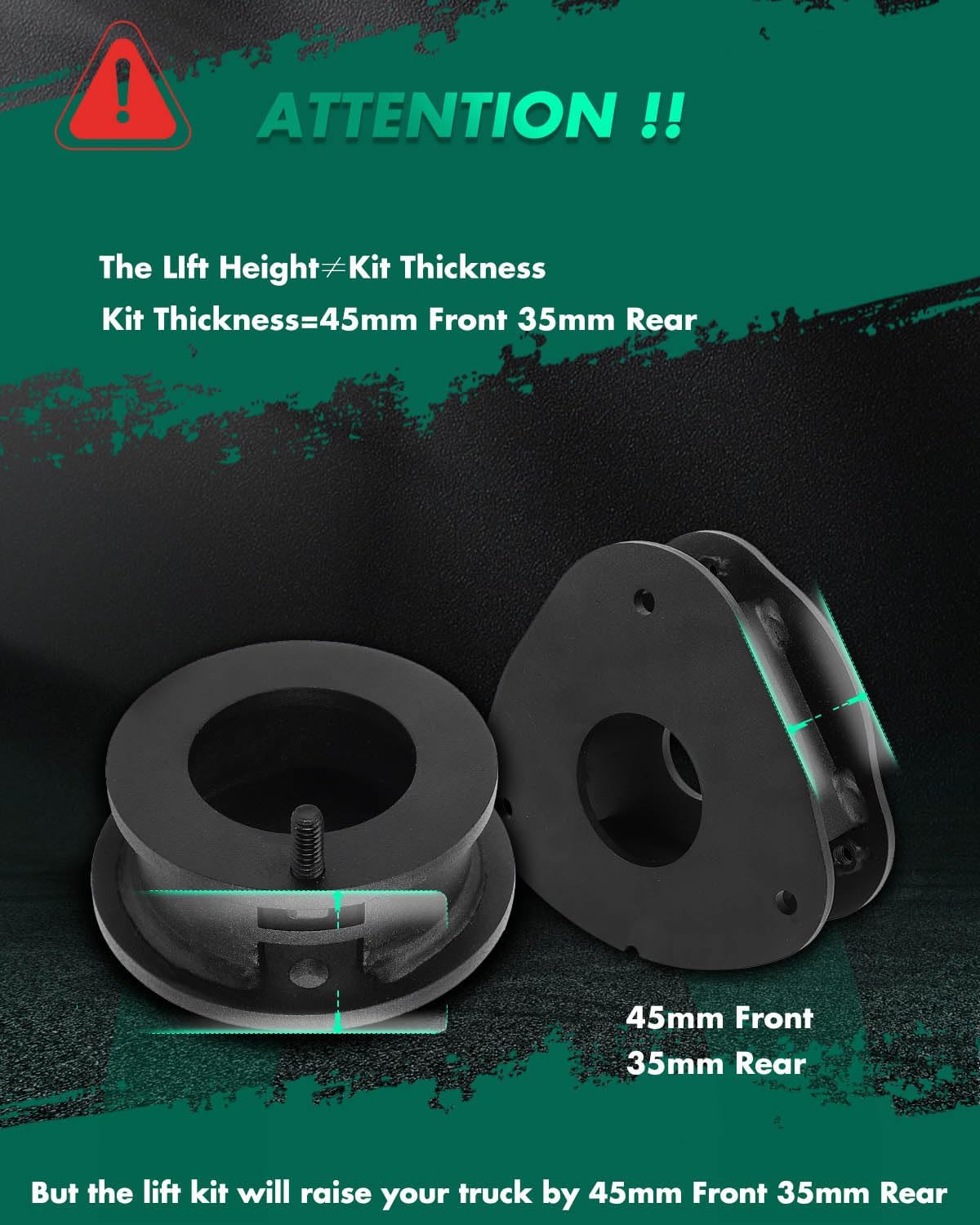 SCITOO 1.5" Leveling Lift Kit +Sway Endlink For 2021-2024 for Ford for Maveric Bronco Sport 4WD