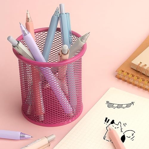 Miniatura 6 de Bribobo Bolígrafos de tinta de gel, tinta negra para oficina, escritura suave, bolígrafo de trabajo retráctil, punta fina de 0.020 in (10 unidades)