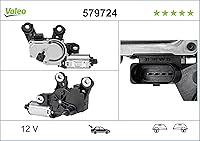 Vista 4 de Valeo 579724 Nuevo motor de limpiaparabrisas superior trasero para Porsche Cayenne 2011-2015