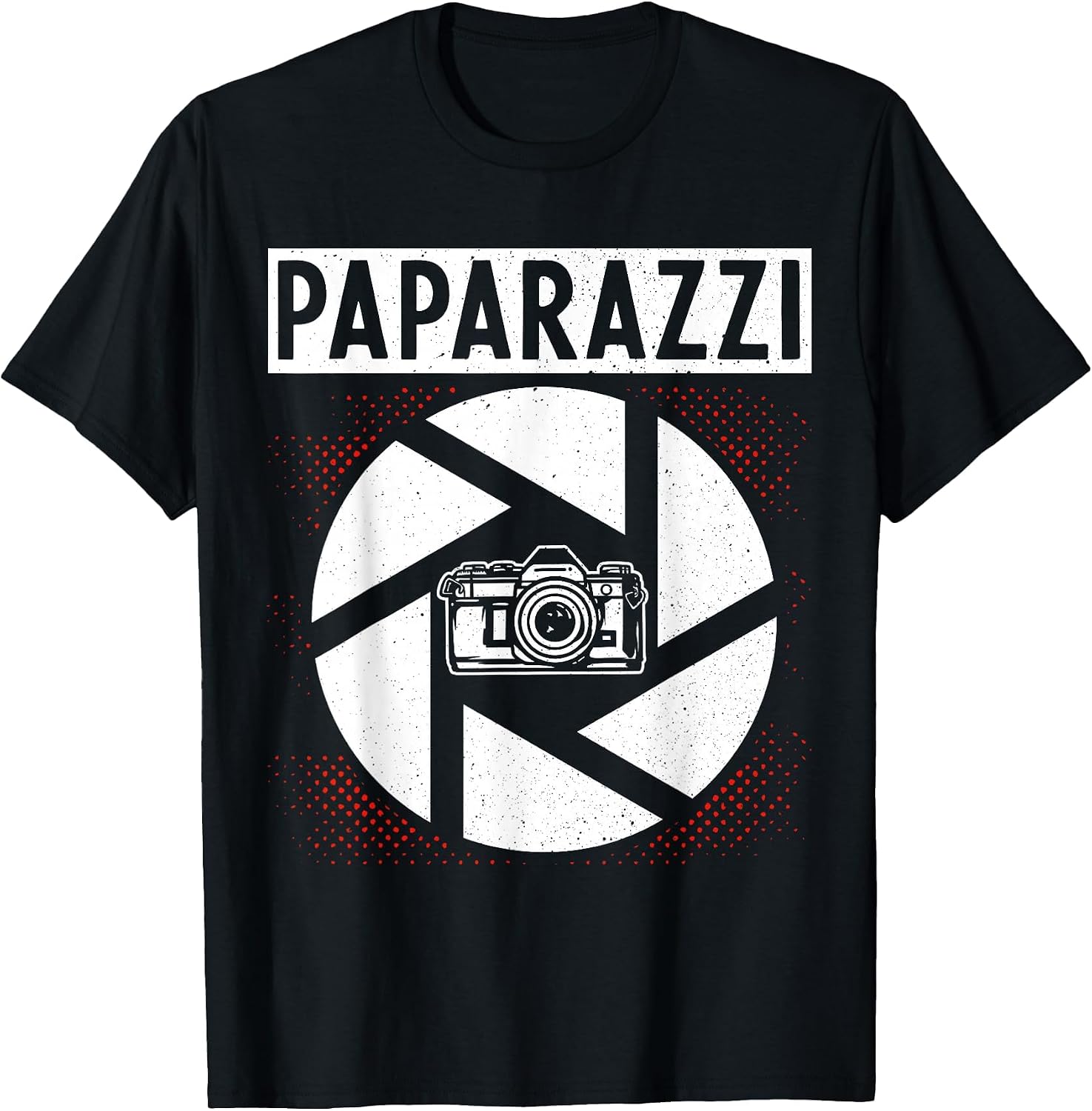 Photography Camera Lens Retro Paparazzi T-Shirt