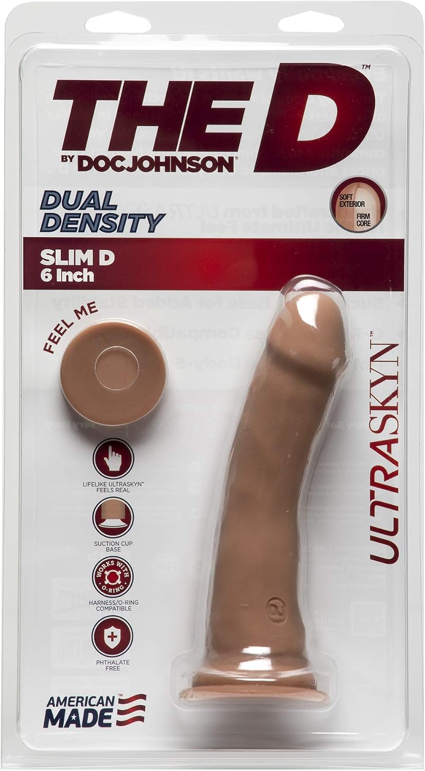 The D Slim D Without Balls Caramel 6in - Image 3