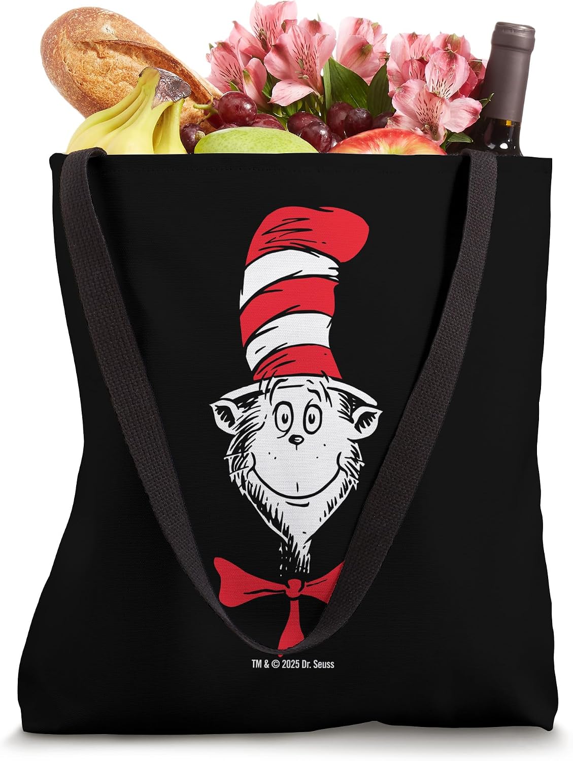 Cat in the Hat Face Officially Licensed Tote Bag