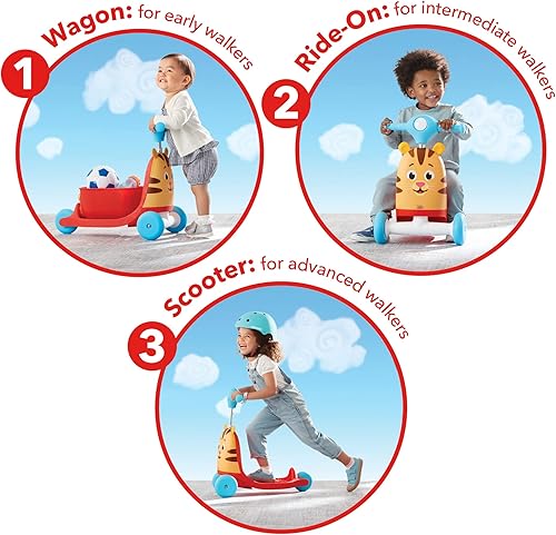 Miniatura 3 de Skip Hop Caminador de actividades 3 en 1 para bebé scooter Daniel Tiger