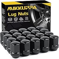 Vista 12 de MIKKUPPA 9/16-18 Tuercas de rueda OEM, reemplazo para tuercas de rueda Dodge Dakota 2005-2010, Durango 2004-2009, ruedas de fábrica Ram 1500