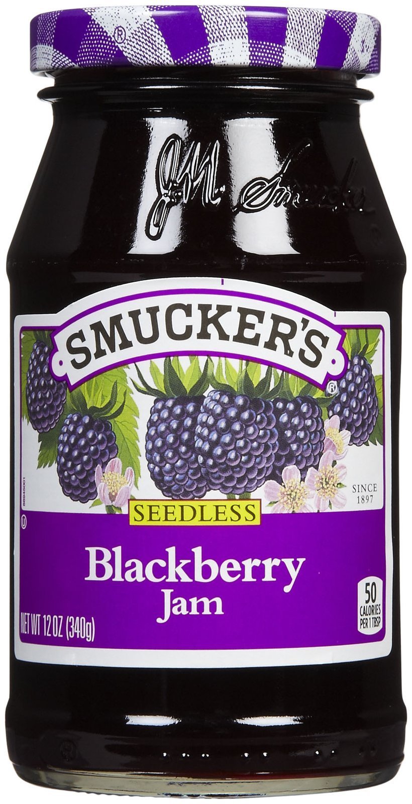 Amazon.com: Smucker's Seedless Blackberry Jam - 12 oz : Grocery