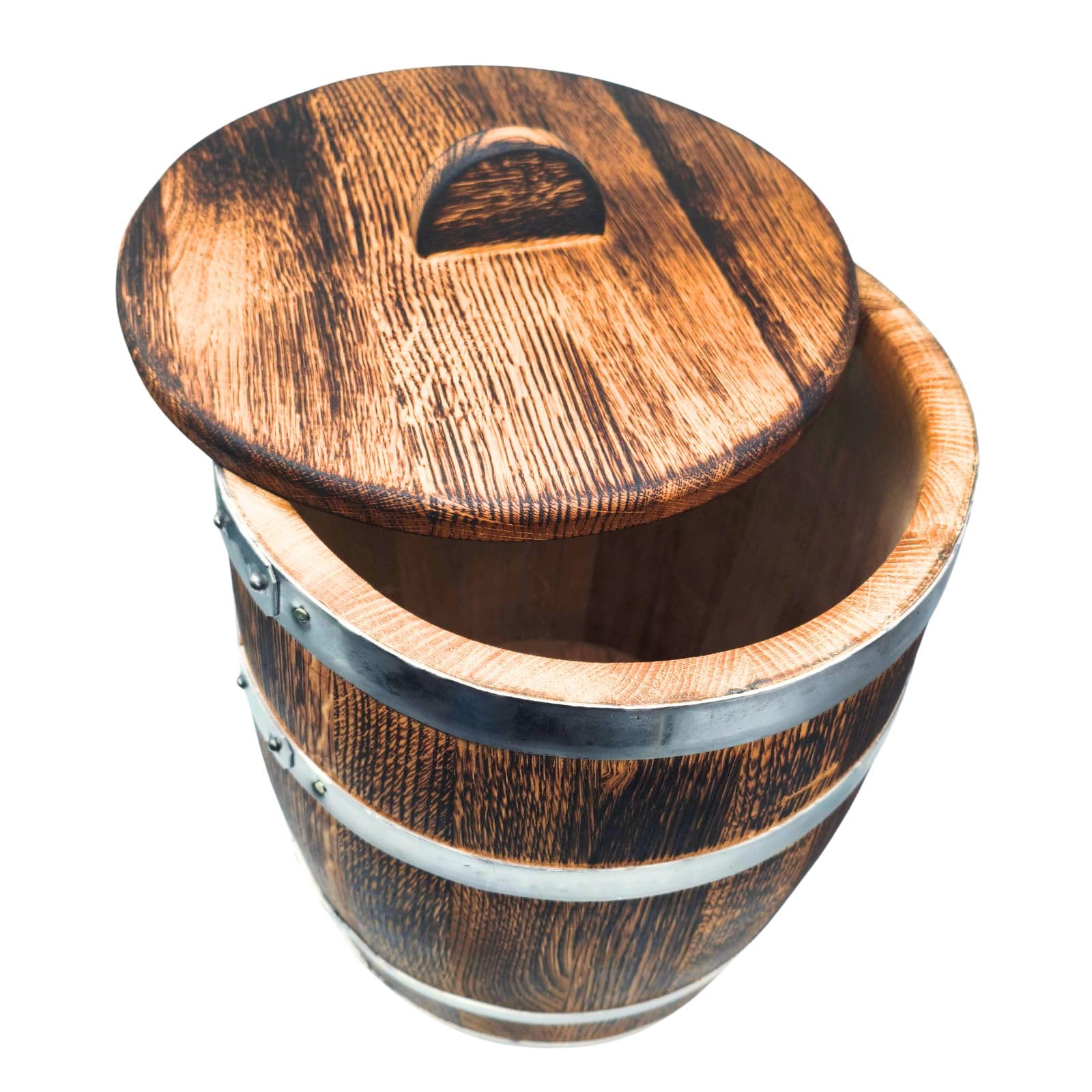 AlcoFermBrew Barril de Roble para Fermentación – Conservación Tradicional de Alimentos (30L)
