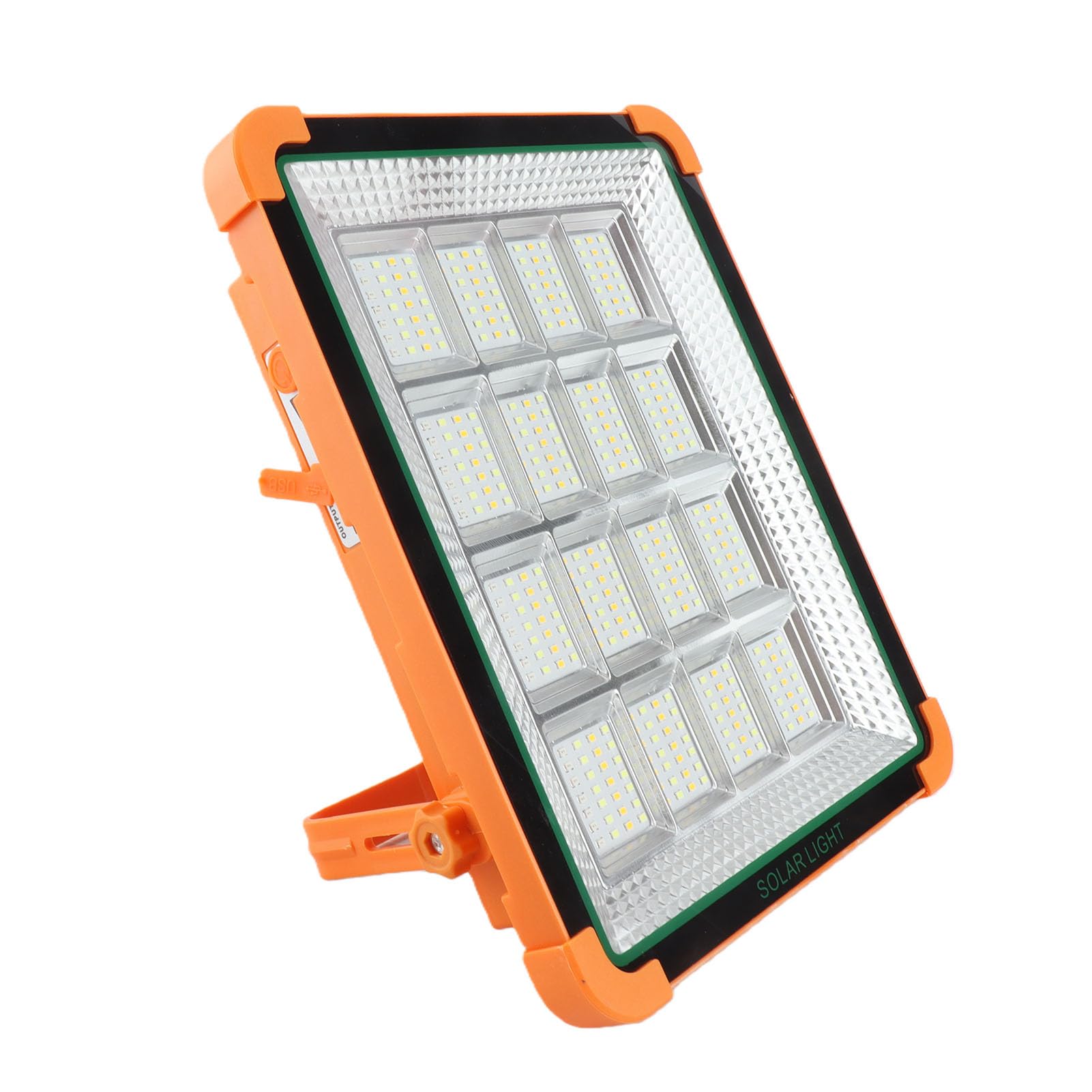SIXRUN Lampe de Travail Solaire Portative Rechargeable de 300W, avec Batterie de 10000mAh, Lampe de Travail D'extérieur à LED pour les Pannes de Courant, étanche IP65