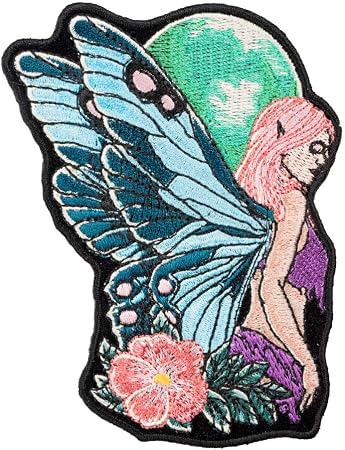 PatchStop Fairy Flower Blue Pink Iron 
