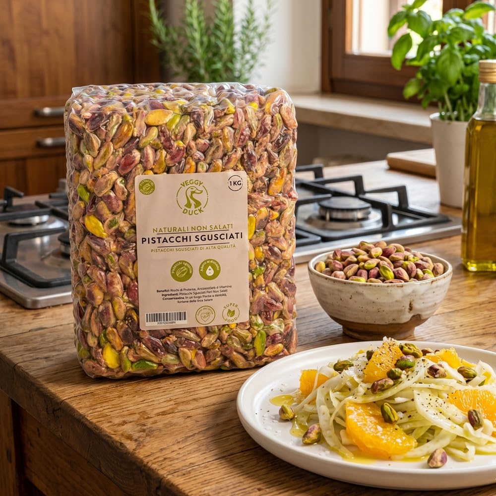 Veggy Duck - Pistachos sin Cáscara (1Kg) - Naturales | Sin Sal