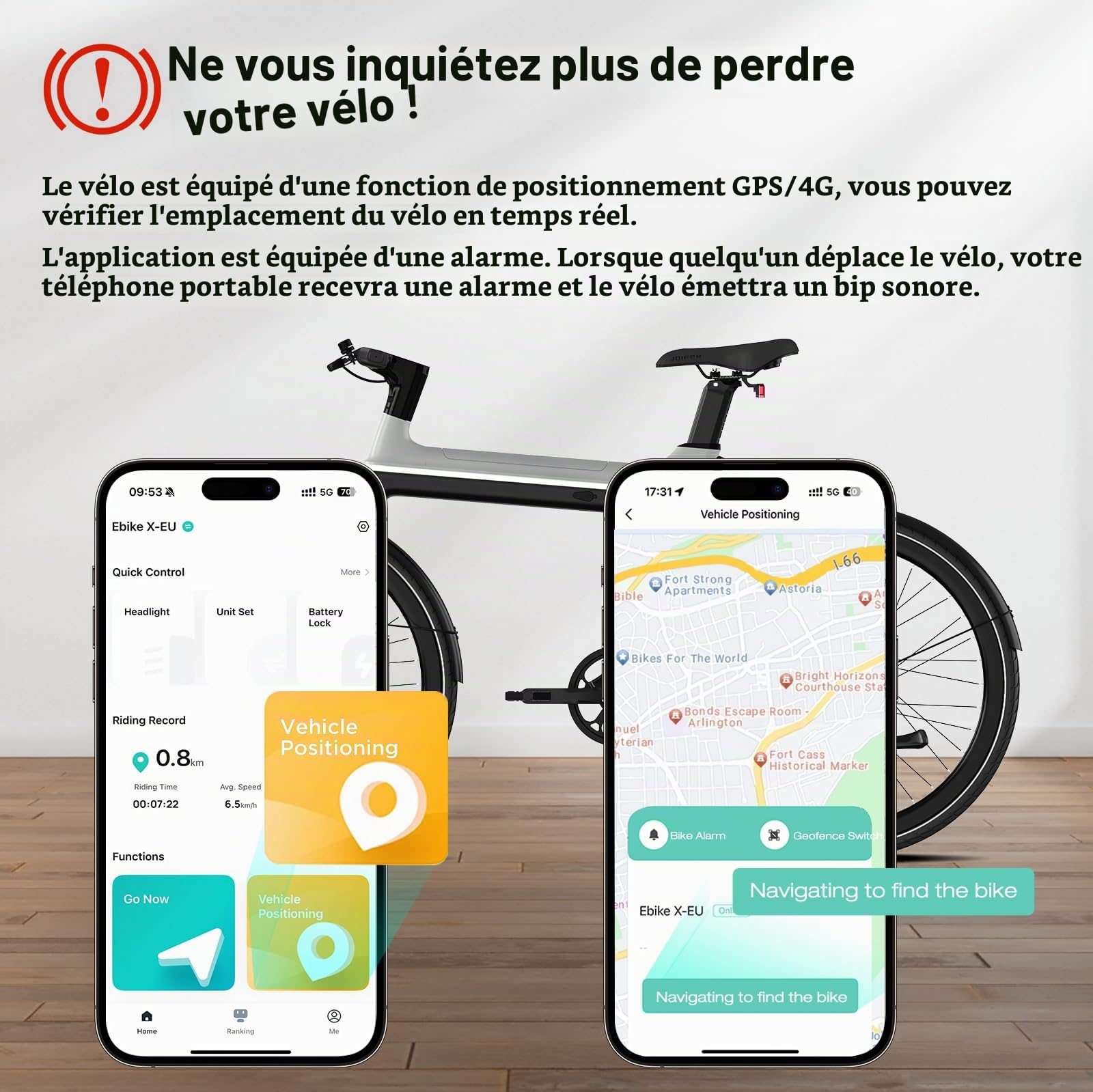 HITWAY Vélo Électrique EBIKE-X 250W Moteur – Autonomie 70km, GPS 4G Antivol, 345,6Wh Batterie IPX5 – Pneu 700×40C, Freins Hydrauliques