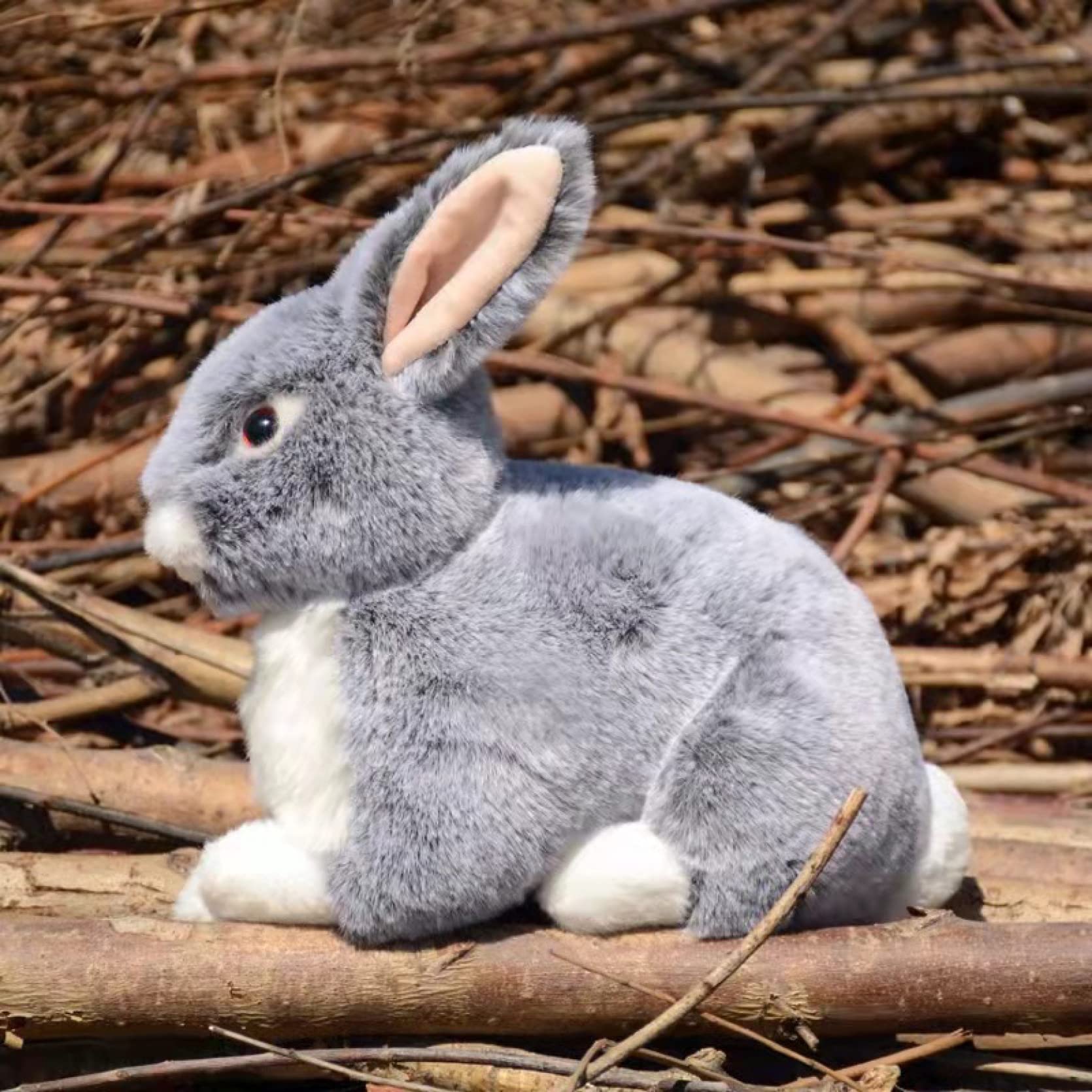 Amazon.co.jp: ぬいぐるみ ウサギ 本物そっくり 景品 リアル 再現