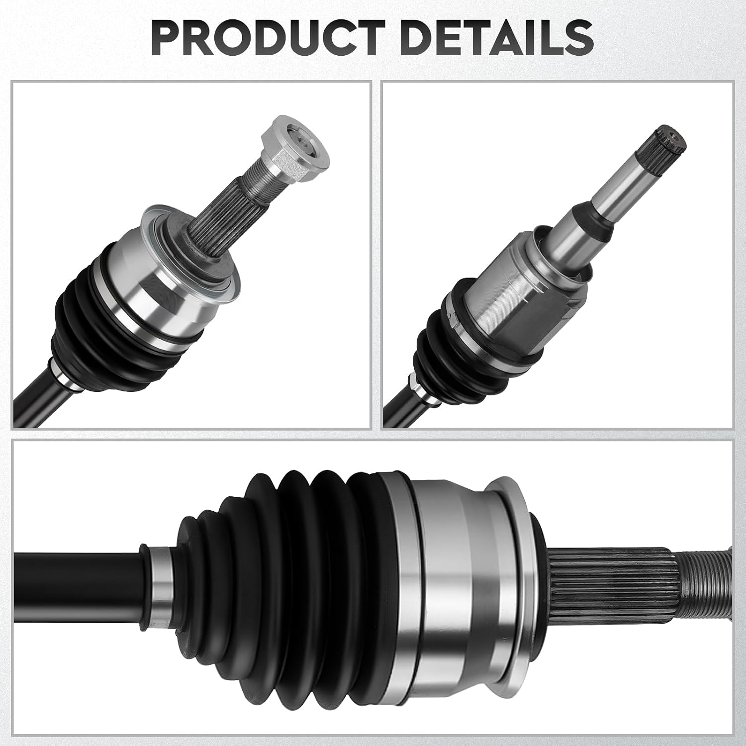 NEW Left & Right Front CV Axle Shaft Assembly fits for Chevrolet Sonic 2012 2013 2014 2015 2016 2017 1.8L (for Automatic Trans Only), Driver & Passenger Side, 2-Pack