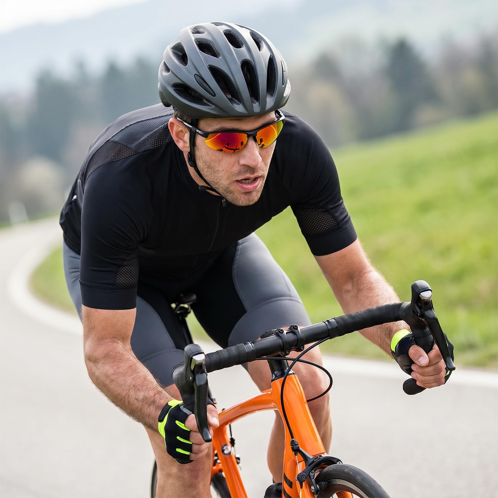 Okulary przeciwsłoneczne męskie spolaryzowane UV400, okulary sportowe do biegania na rowerze, ultralekkie TR90, przeciwodblaskowe, okulary przeciwsłoneczne mężczyźni kobiety