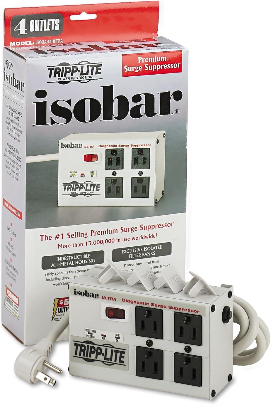 TRPISOBAR4ULTRA - Tripp Lite Isobar 4 Outlet 120V Surge Suppressor