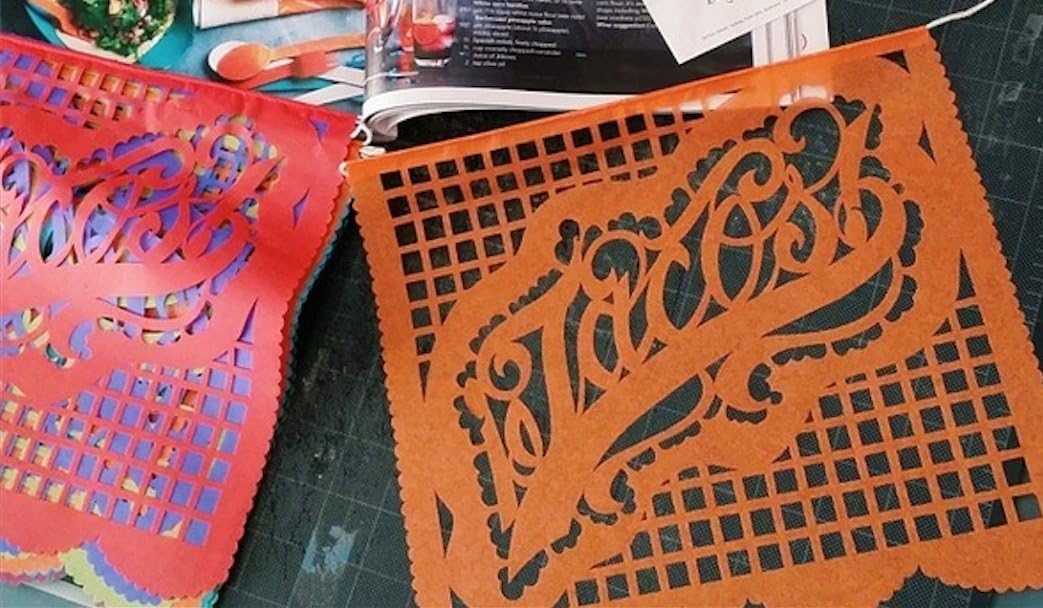 TACOS! papel picado banners