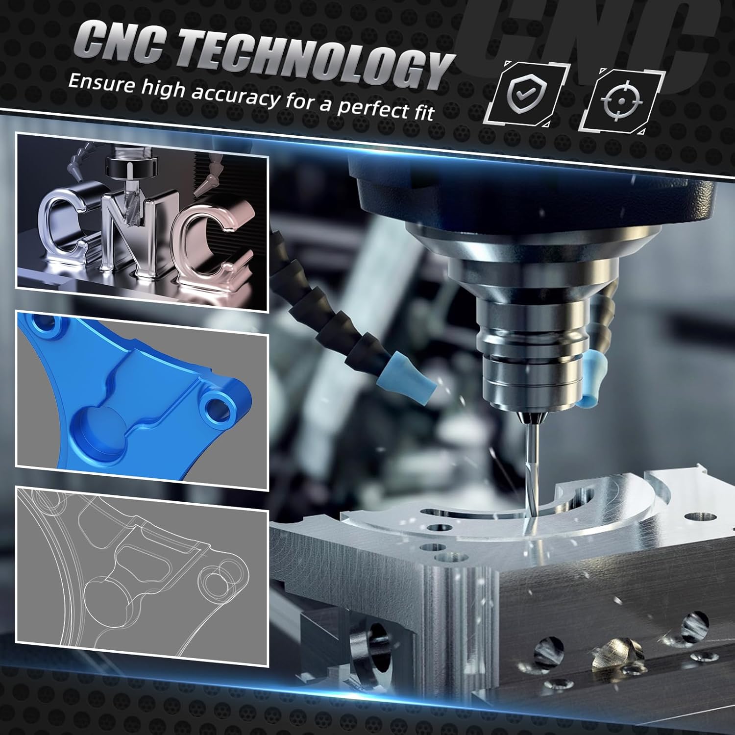 NICECNC Blue Engineering Clutch Cylinder Guard Protector Compatible with Sherco 300 SC 2017-2020 300 SE Factory 2014-2024 300 SE-R 2014-2022 See Fitment