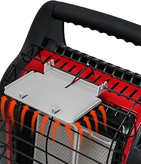 HIDALIFE Wood Stove Fan Holder for Heater, Big Tray for Fireplace Fan and Heated Stuff Water Cup and Food, Propane Heater accessories for Outdoor Camping Tent