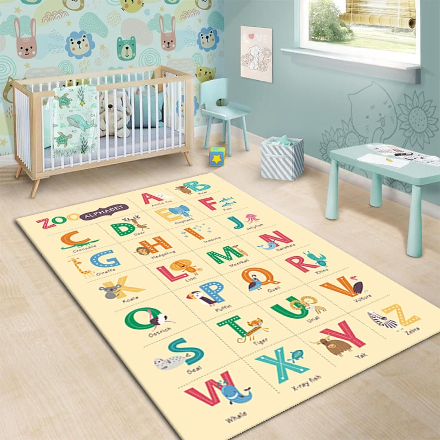 プレイマット 交通道路地図 赤ちゃん 遊びマット クロールマット 洗える 折りたたみ 道路マット 滑り止め 子供 知育玩具 ロードマップ おもちゃマット 色 電車 線路 駐車マップ マット ゲームマット プレゼント 60 90cm ギフト 61 Off