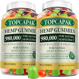 Gummies High Potency for Extra Strength with Pure Natural 2 Pack