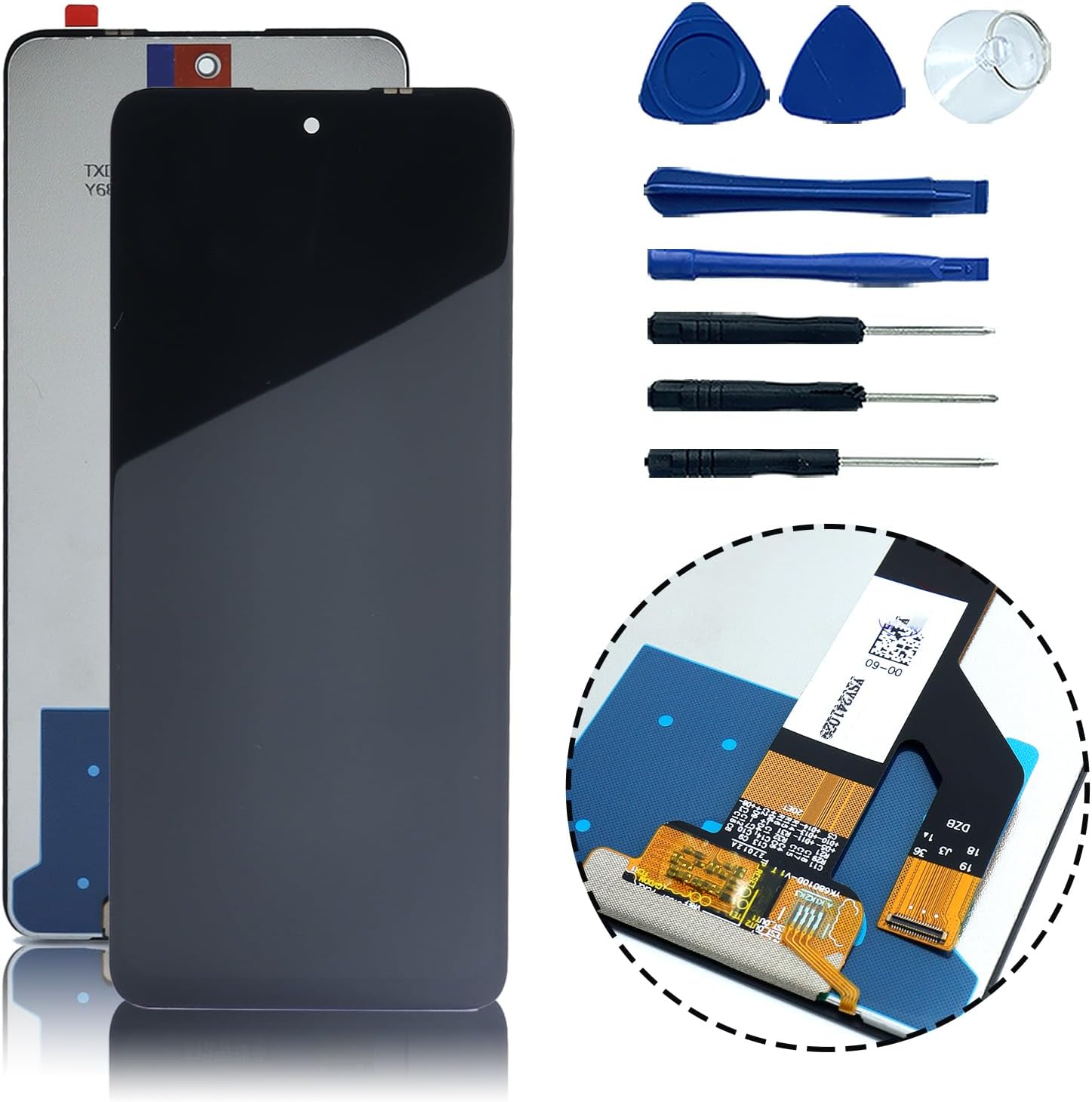 for BLU G91s G0050WW BLU G91 Max G0690WW LCD Display Touch Screen Digitizer Assembly Replacement 6.8"