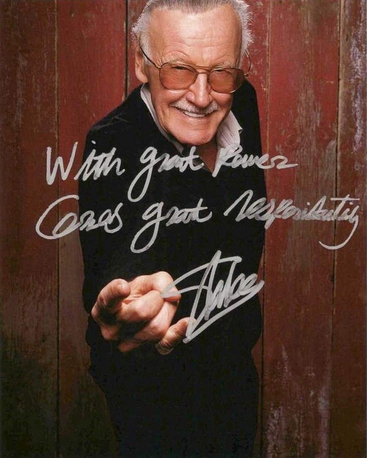 スタン・リーの直筆サイン入り写真