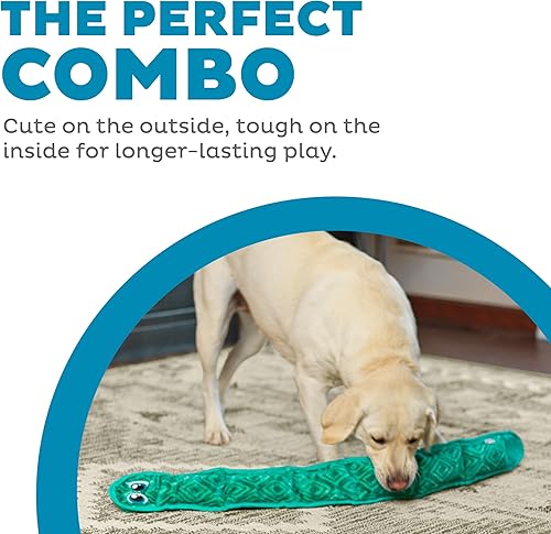 Miniatura 2 de Outward Hound Invincibles - Juguete chillador de peluche sin relleno para perro