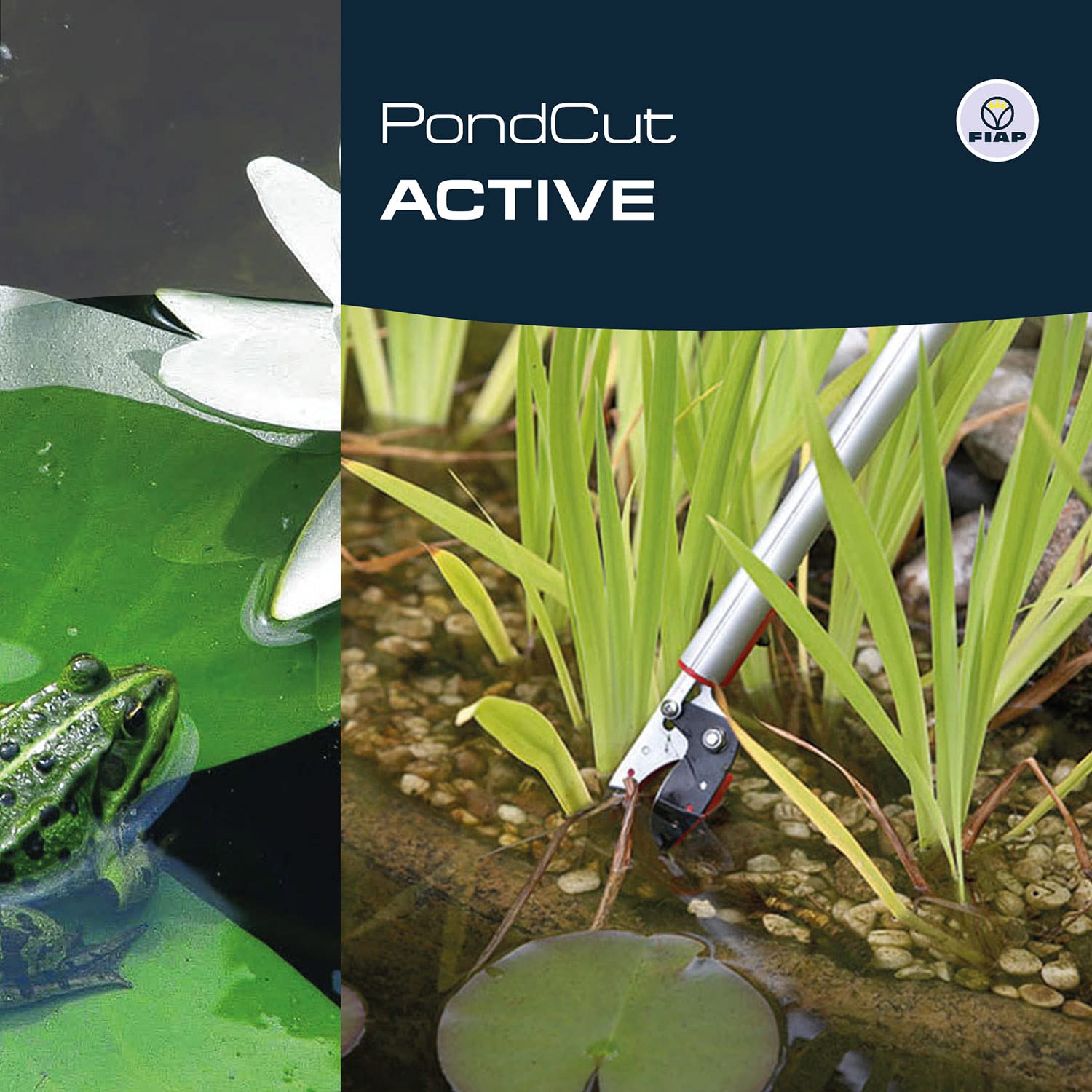 FIAP PondCut ACTIVE - Teichschere - Hilfsmittel - Teichzubehör - Zubehör - Schere - Pflanzenreduzierung - Reinigung - Teichwerkzeug - Gartenteich